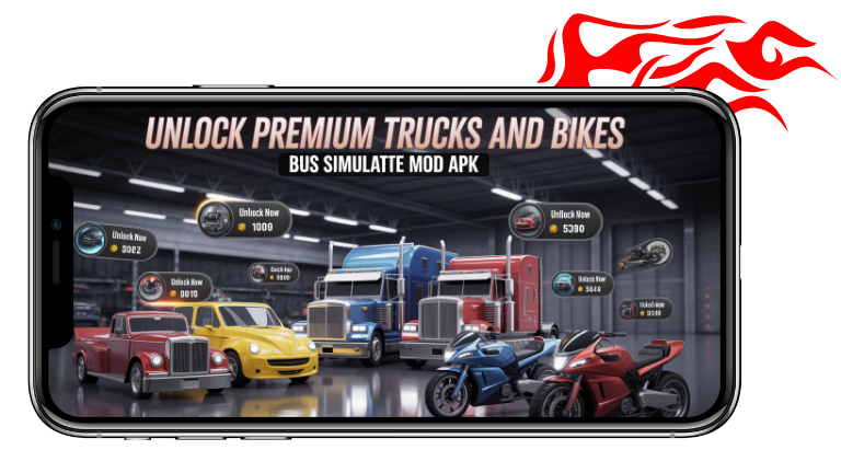 Unlock Premium Trucks and Bikes
